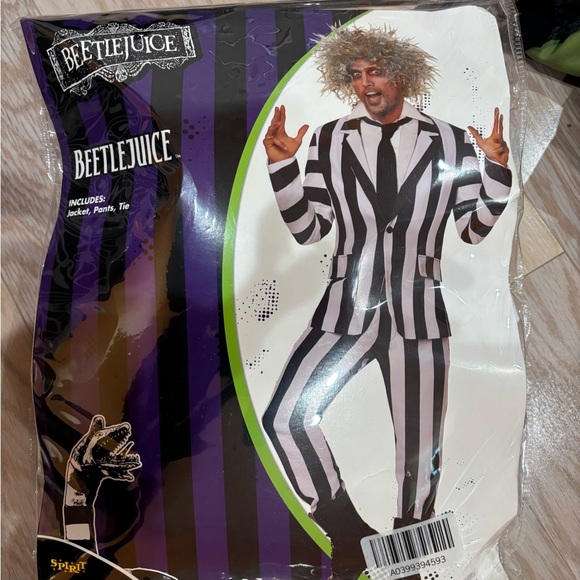 Spirit Other - Beetlejuice Men’s Large Halloween Costume